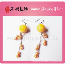 Pendientes de la perla de la joyería de Guangzhou Craft Jewellery novedad para mujer